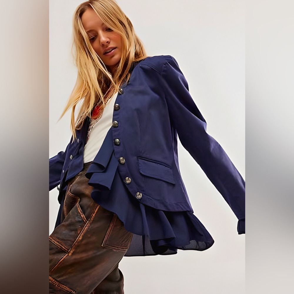 Free People Romance Ruffles Jacket - Picture 7 of 10